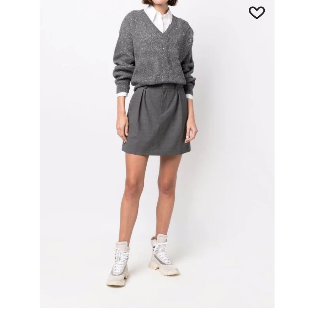 BCBGMAXAZRIA Gray Skirt